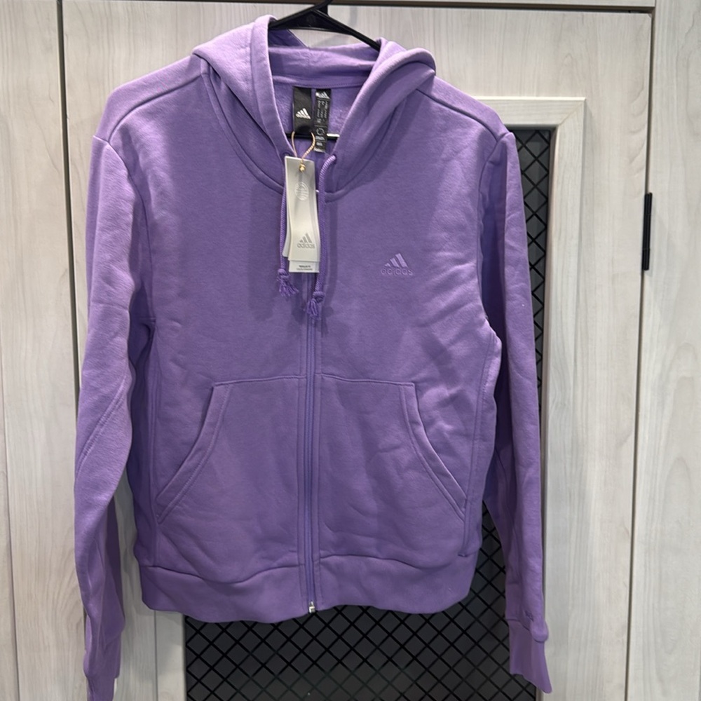 Adidas All SZN Fleece Full Zip Hoodie NWT Women’s Medium